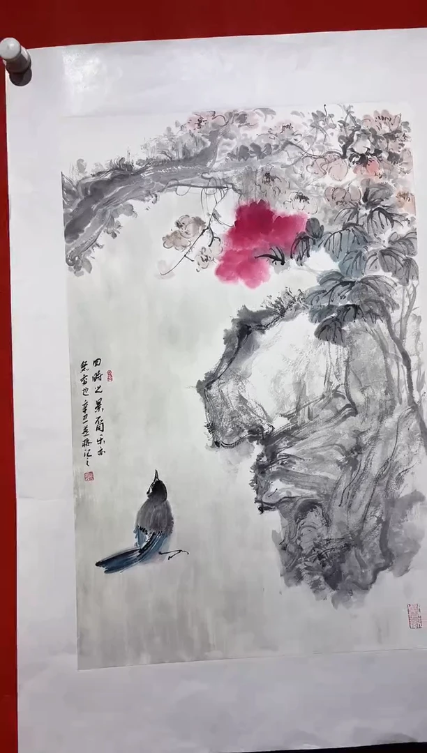 国画秦燕格国画手绘作品Y6