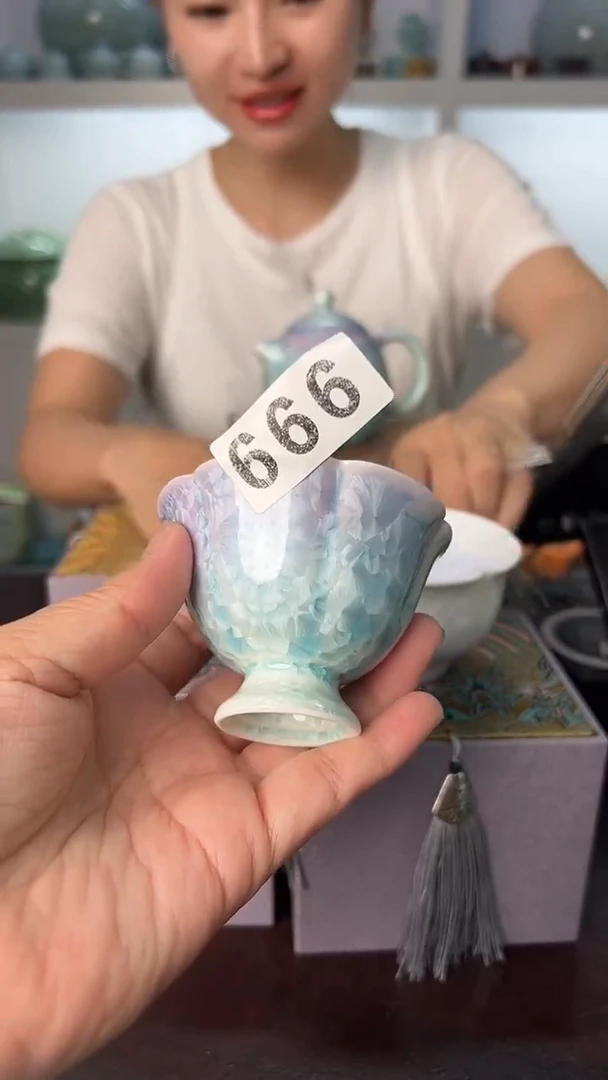 龙泉云间青瓷V****?小米茶器