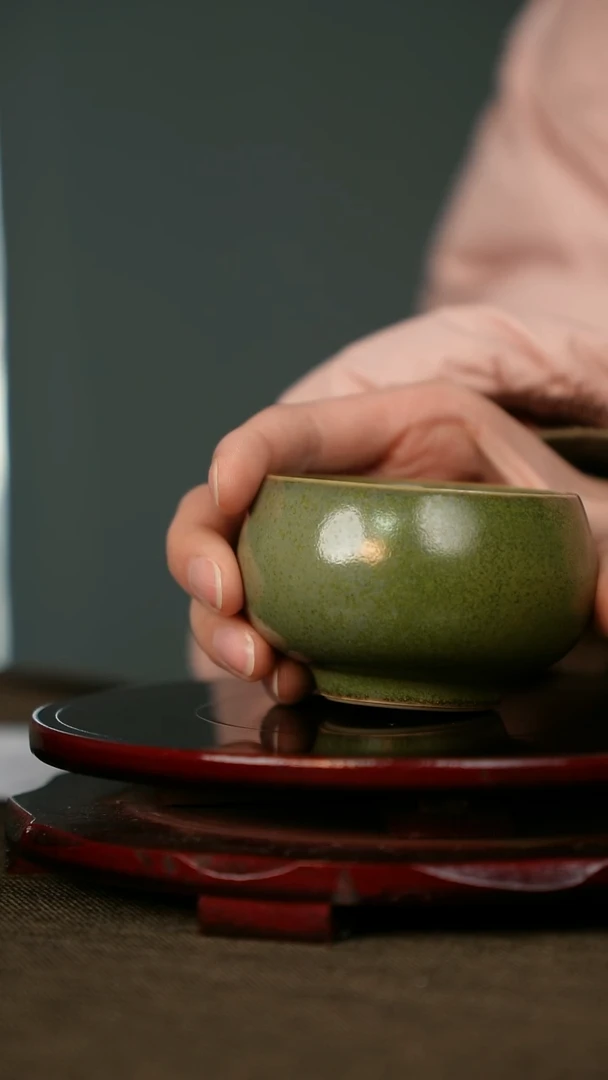 全品 窑变 禅定杯 大师亲签底款