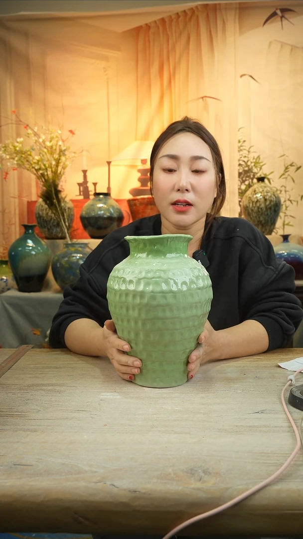 高·26口12陶瓷花瓶花器