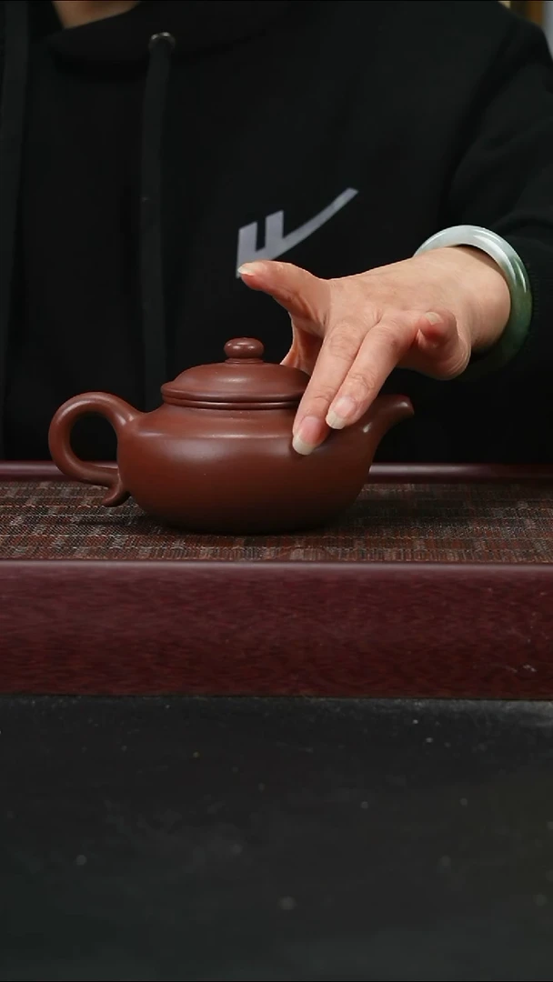 茶壶紫砂xzh底槽青 仿古260cc