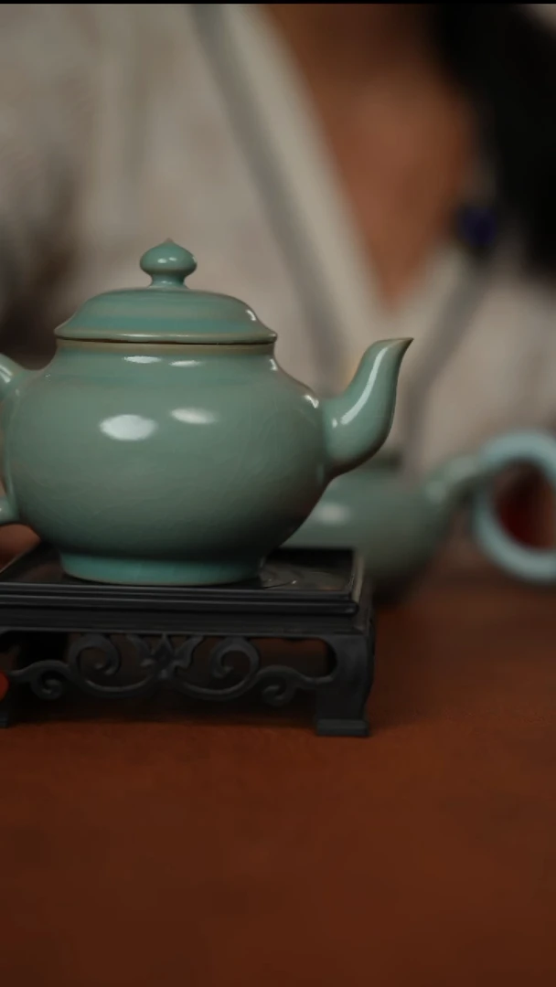 杯原产地原矿釉汝瓷