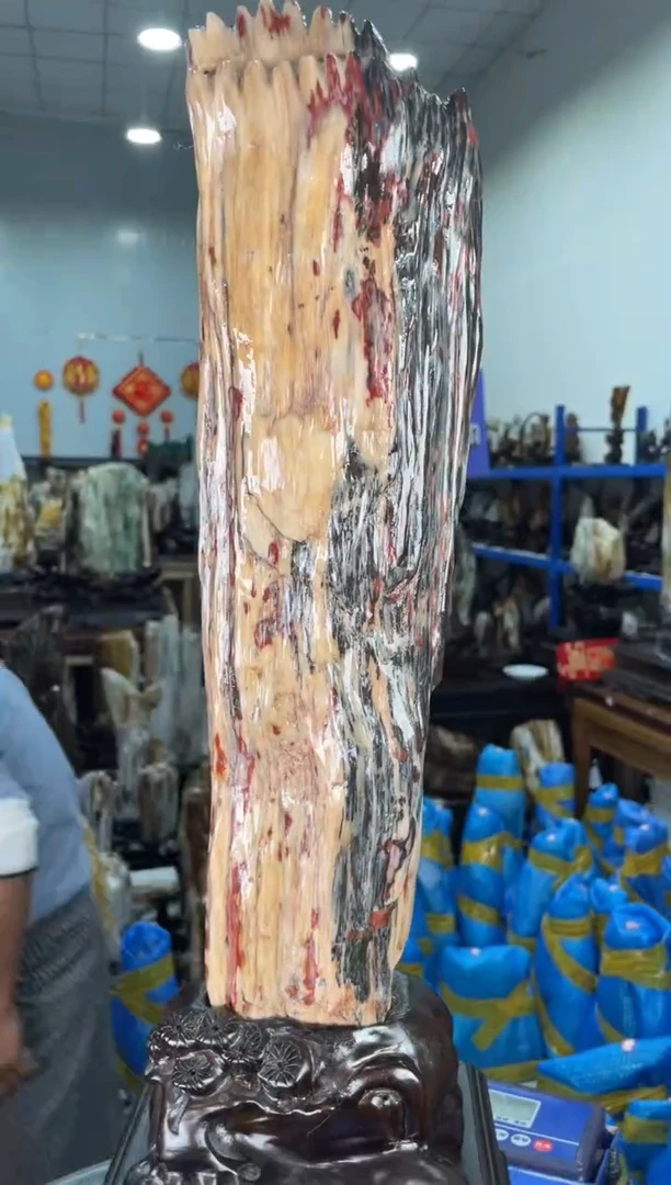 【闪购商品】硅化玉摆件未镶嵌43