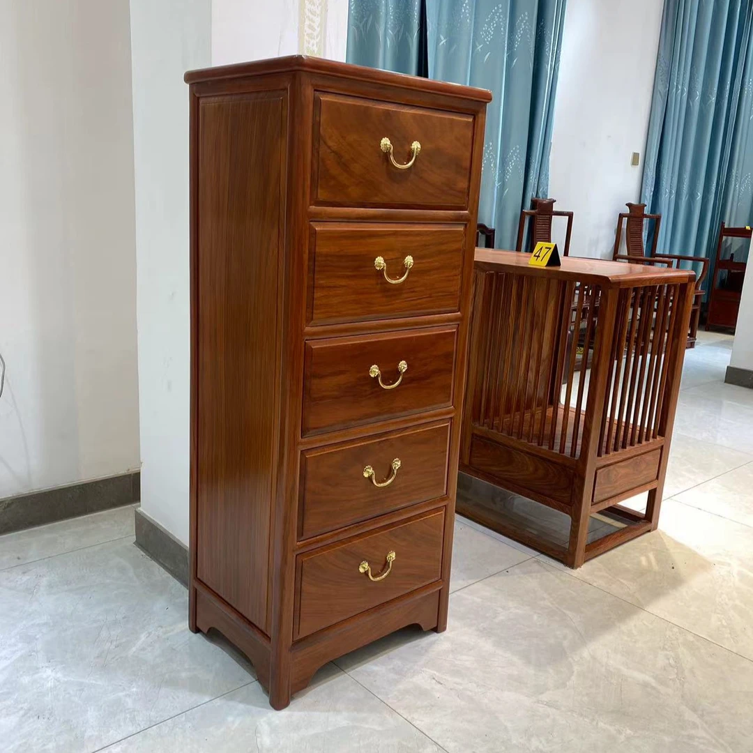 特价储物柜花梨木五斗柜红木家具