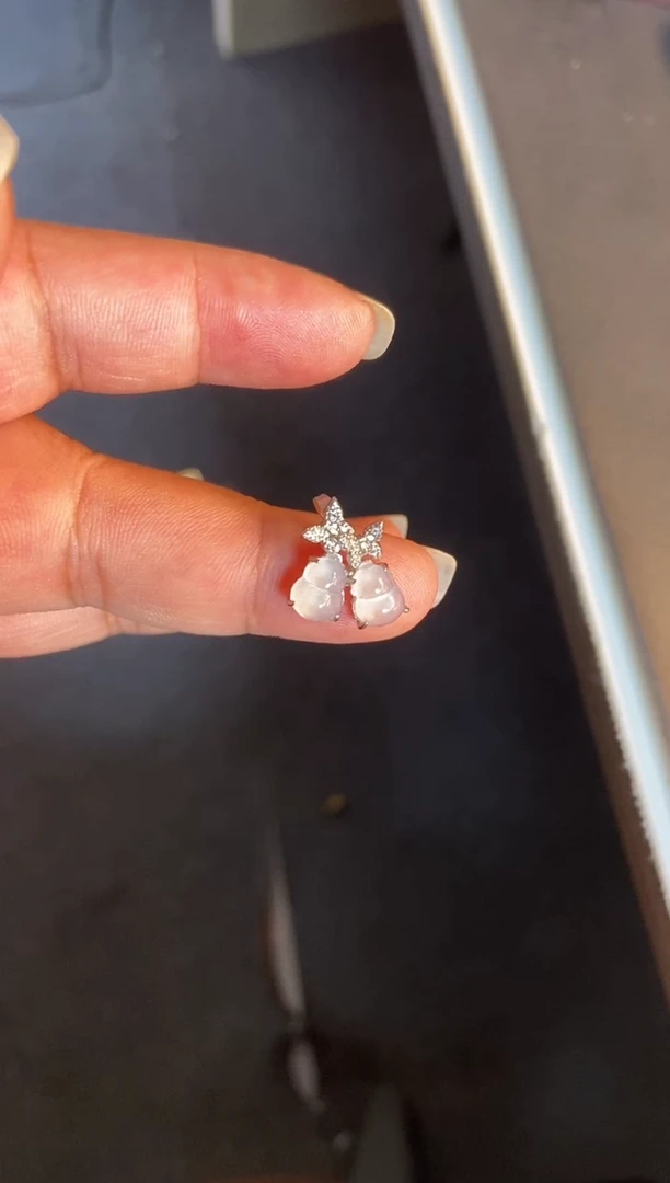 吊坠(不含链)银S925镶嵌翡翠1