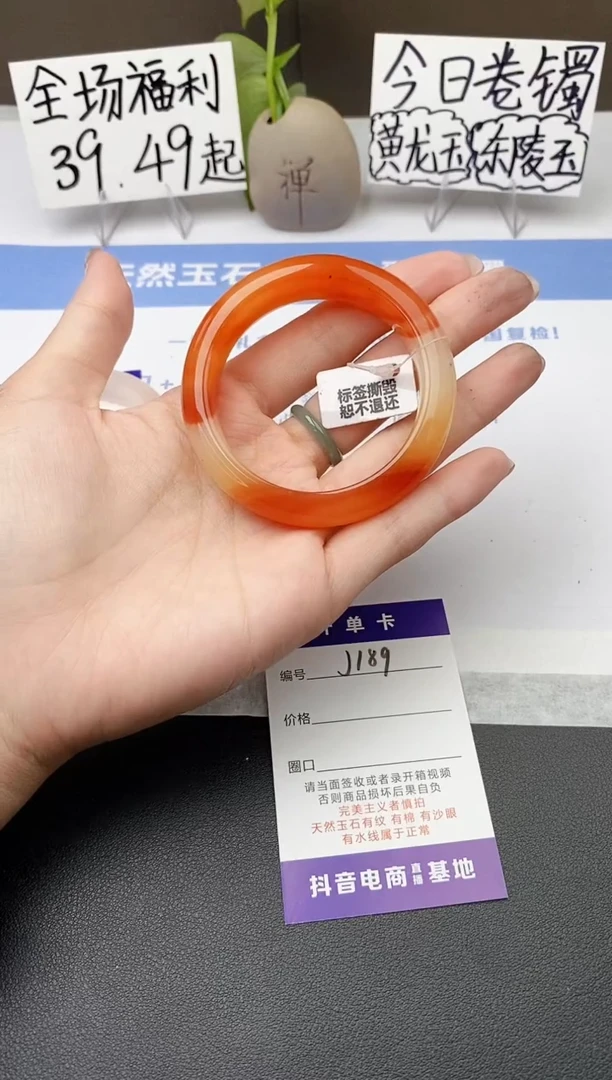 石英质玉手镯未镶嵌j189-H2