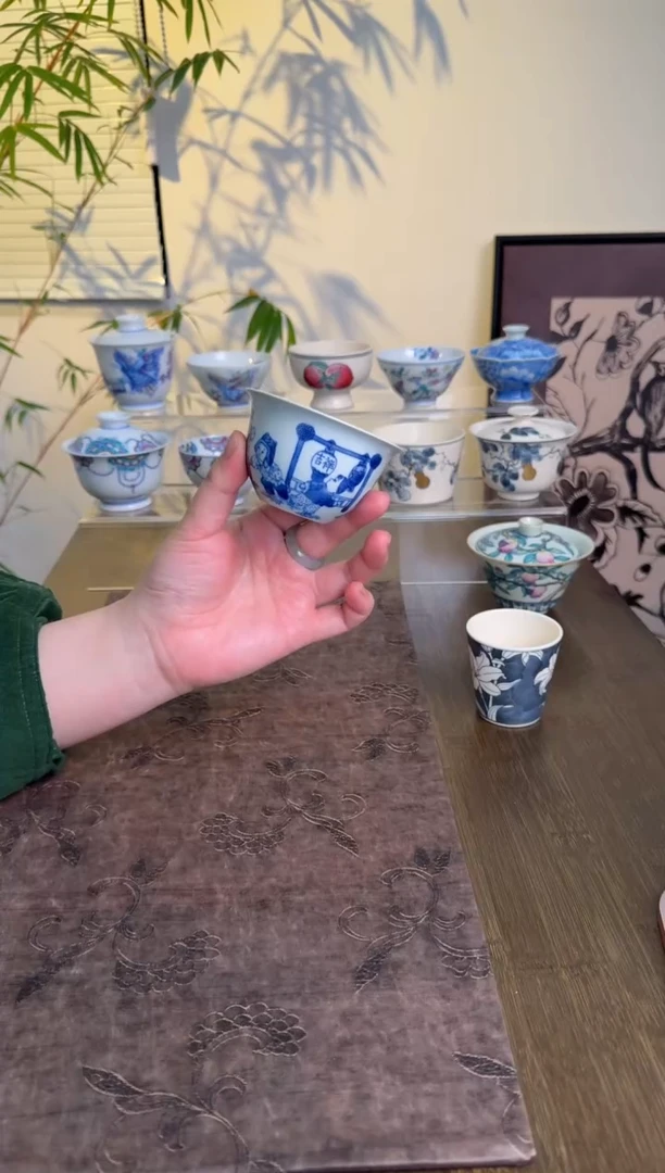 【闪购商品】景德镇手绘茶杯茶杯