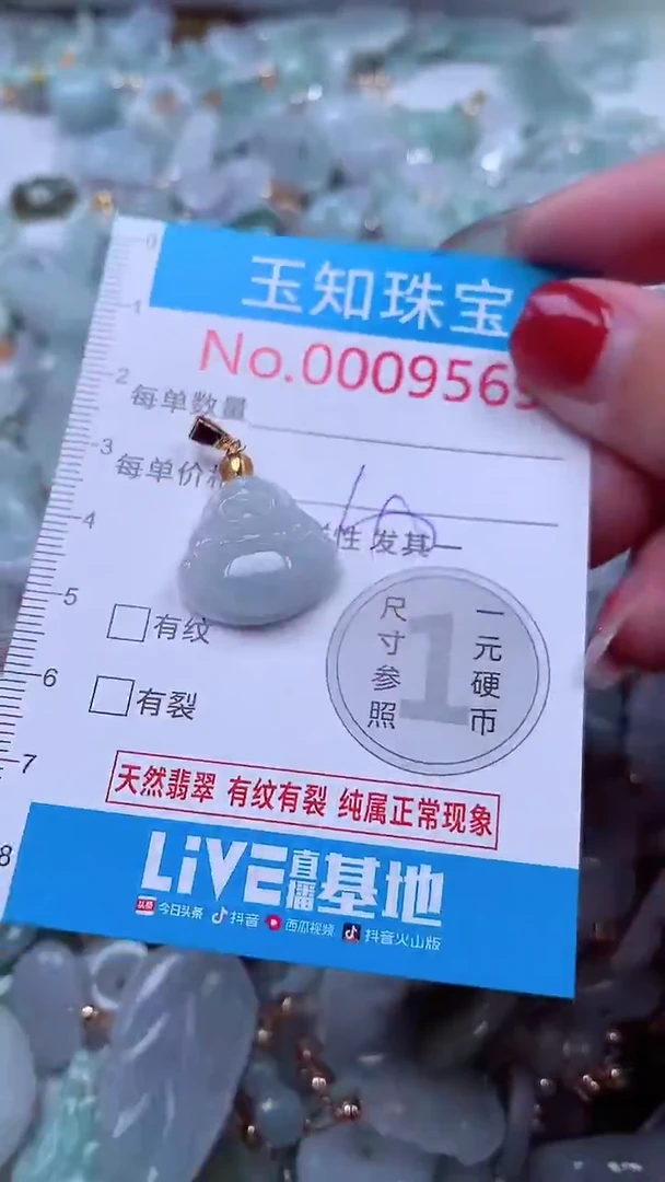 吊坠(不含链)未镶嵌翡翠9569
