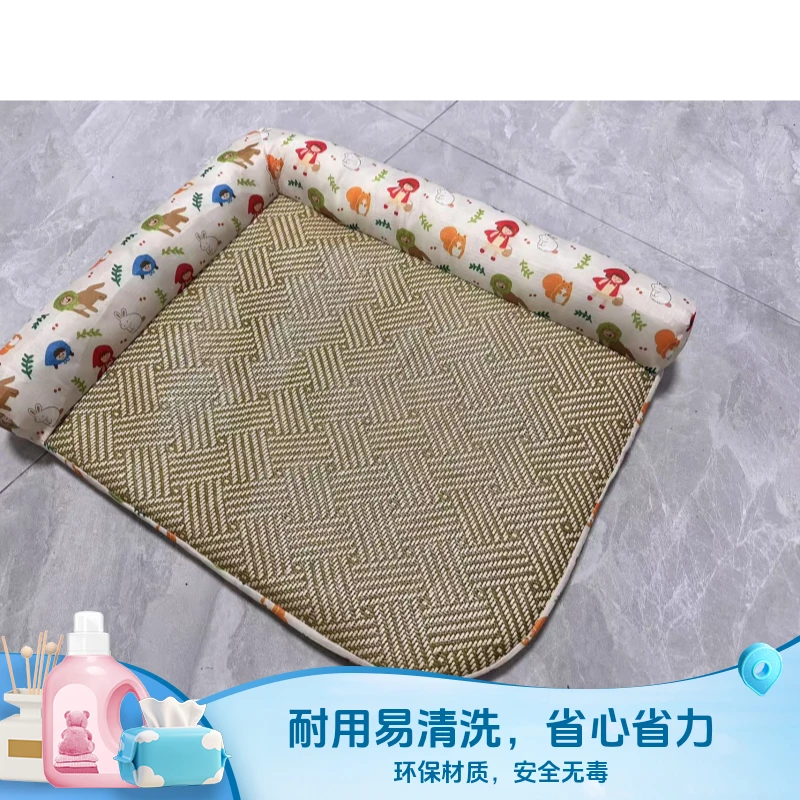 狗窝猫窝夏季凉席透气海绵宠物窝，大中小型四季通用