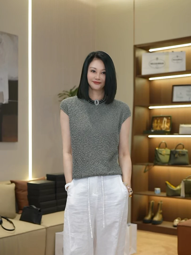 BARRIAILEN | 春夏透气舒适圆领简约上衣-240410