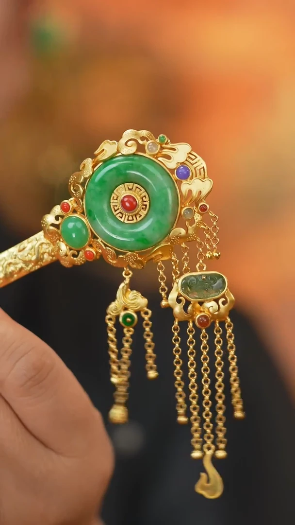 翡翠挂件银S925镶嵌新款