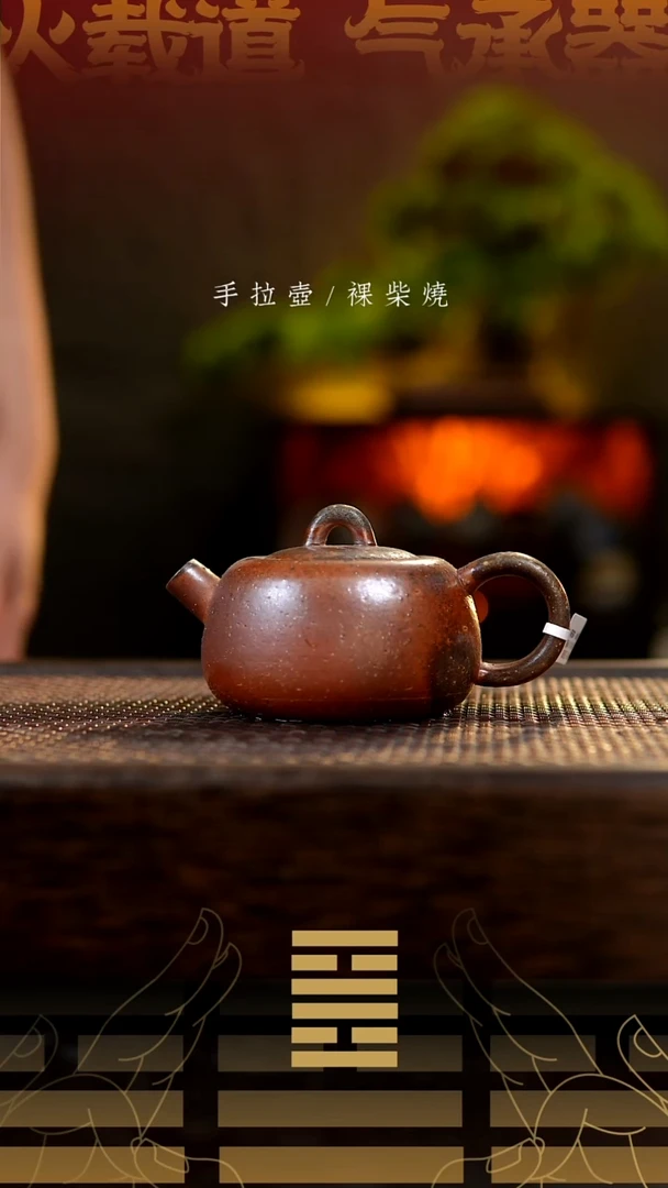 夸烧柴烧玉蛋壶578