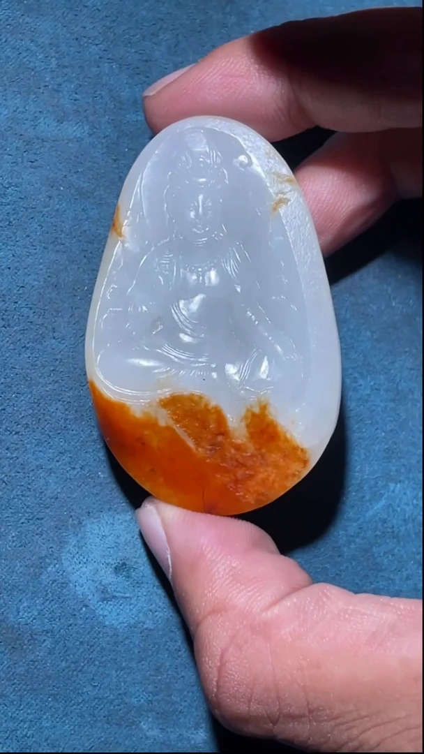 定制和田玉   玉凤观音