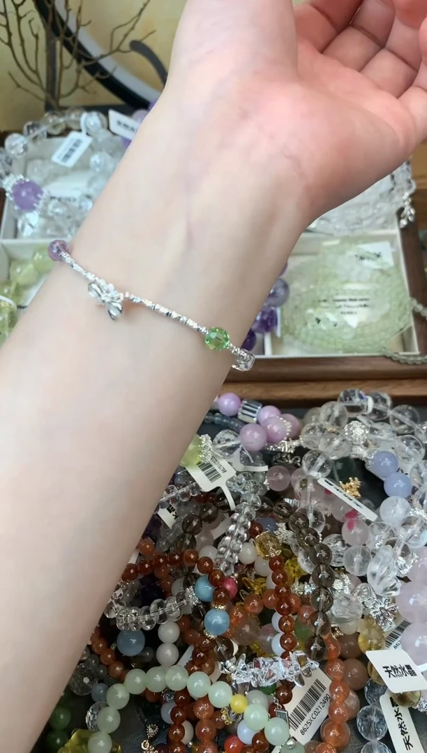 【闪购商品】水晶手链银S925镶嵌180多宝