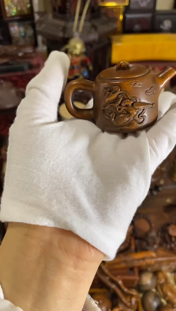 木小叶黄杨小件飞天壶