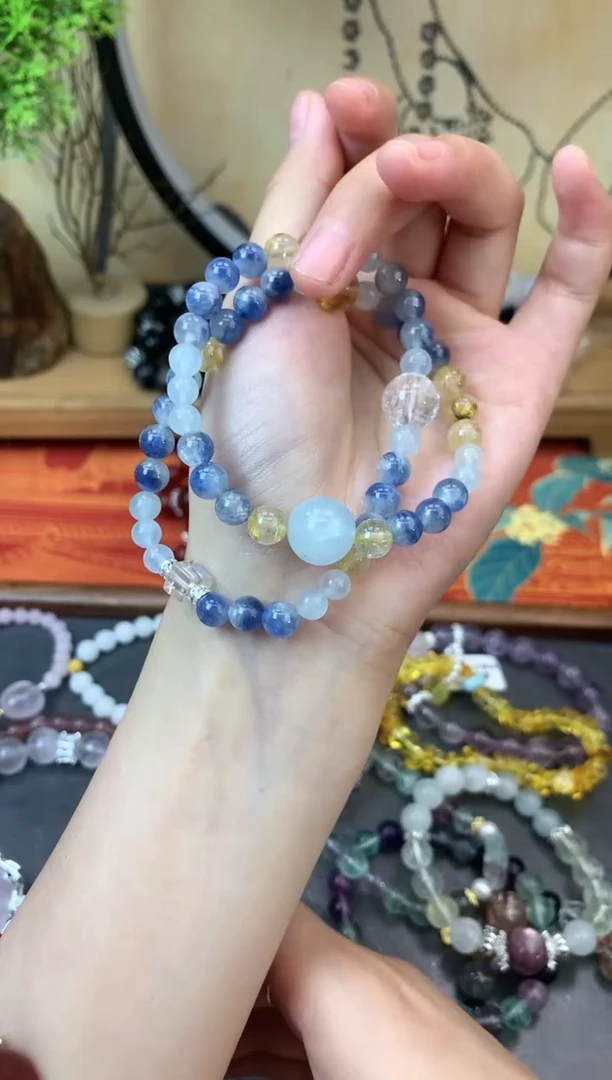 【闪购商品】蓝晶石手串未镶嵌1306
