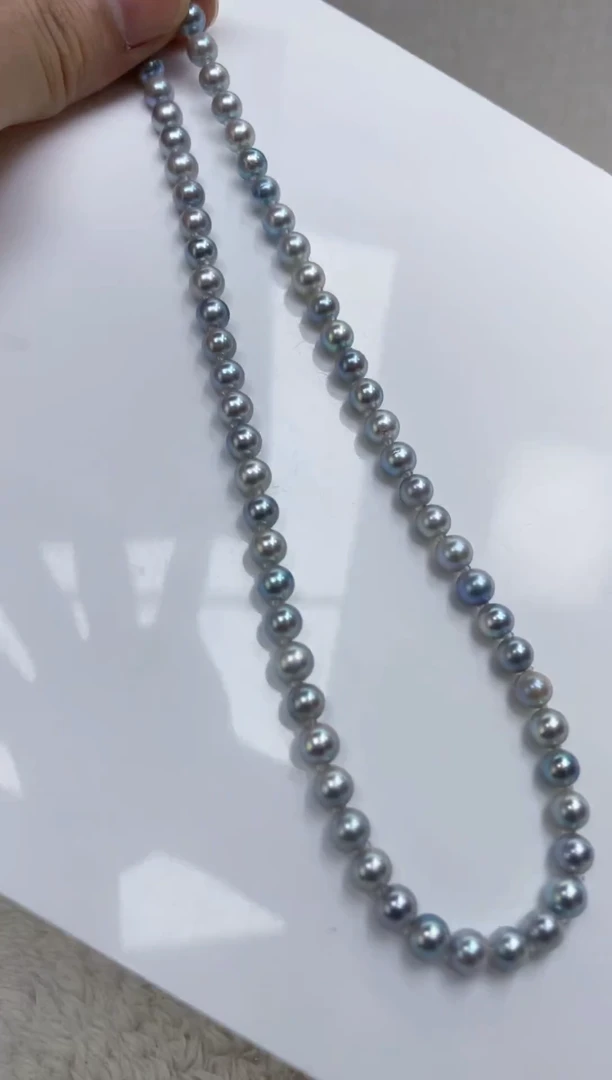 颈饰银S925镶嵌海水珍珠