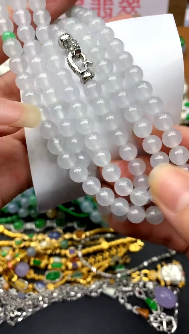 未镶嵌手串翡翠556-中国好珍宝