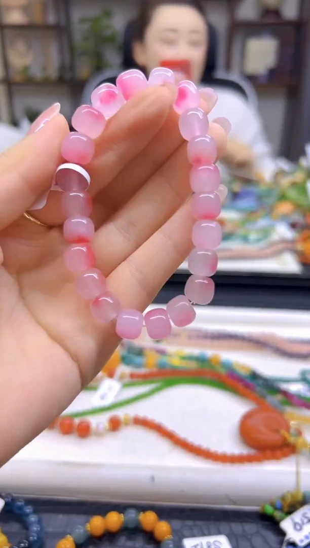 未镶嵌手链芙蓉石DIY款S876