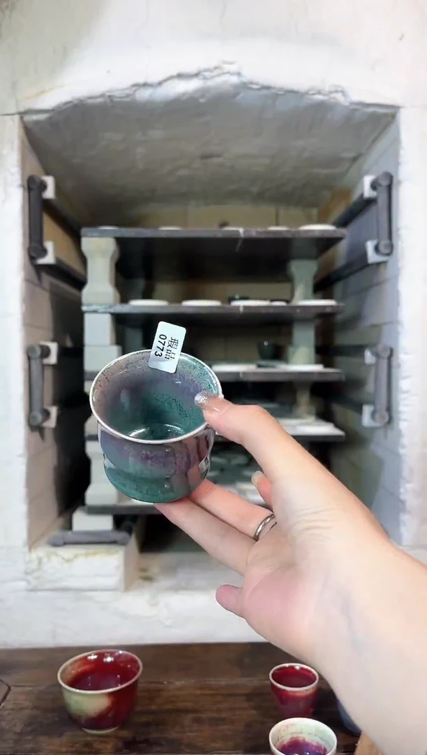 摆件窑口自销手工纯原矿钧瓷