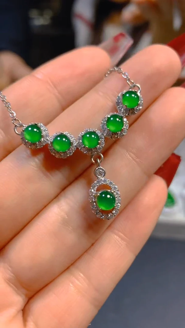 【闪购商品】翡翠项链未镶嵌0145869019多样性发一