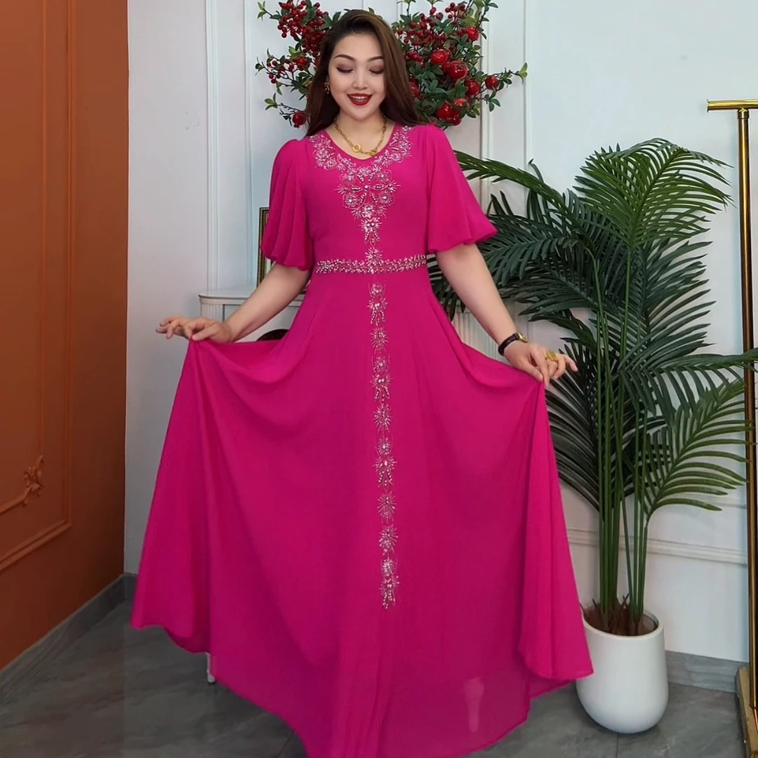 祖丽阿雅提2025时尚新款38号大码连衣裙5个颜色（新疆包邮）