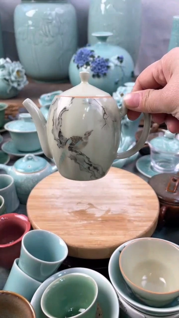 【闪购商品】特价 微瑕 慧仙青瓷