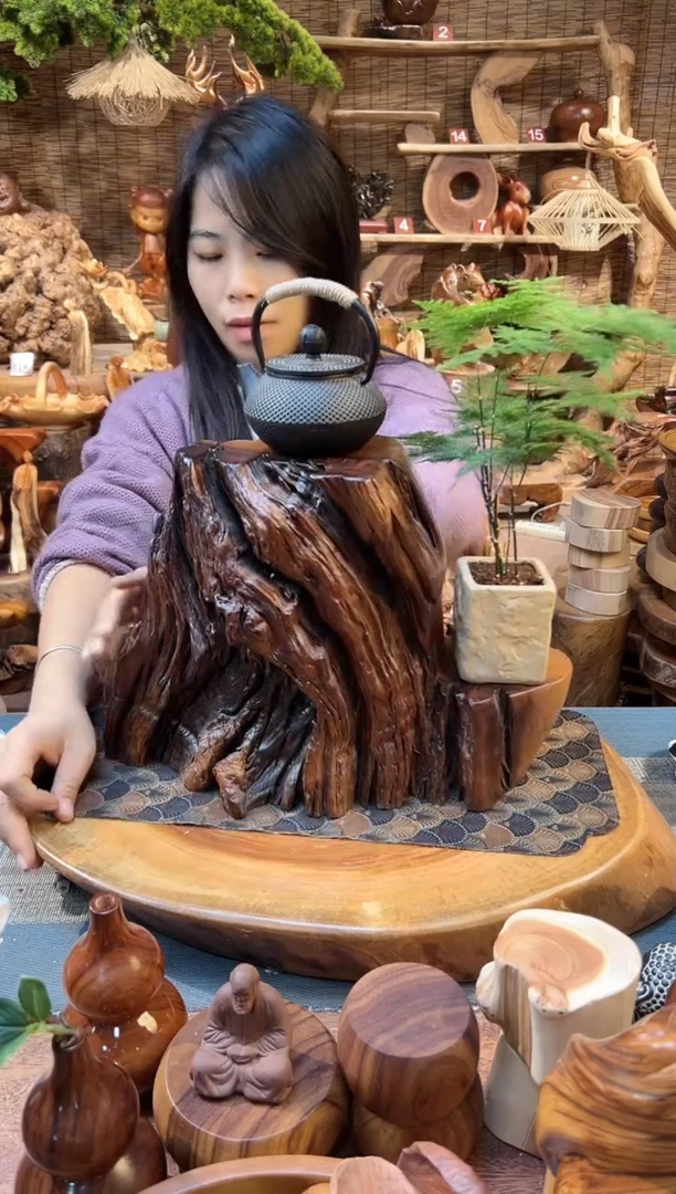 木香樟木-自然风化摆件