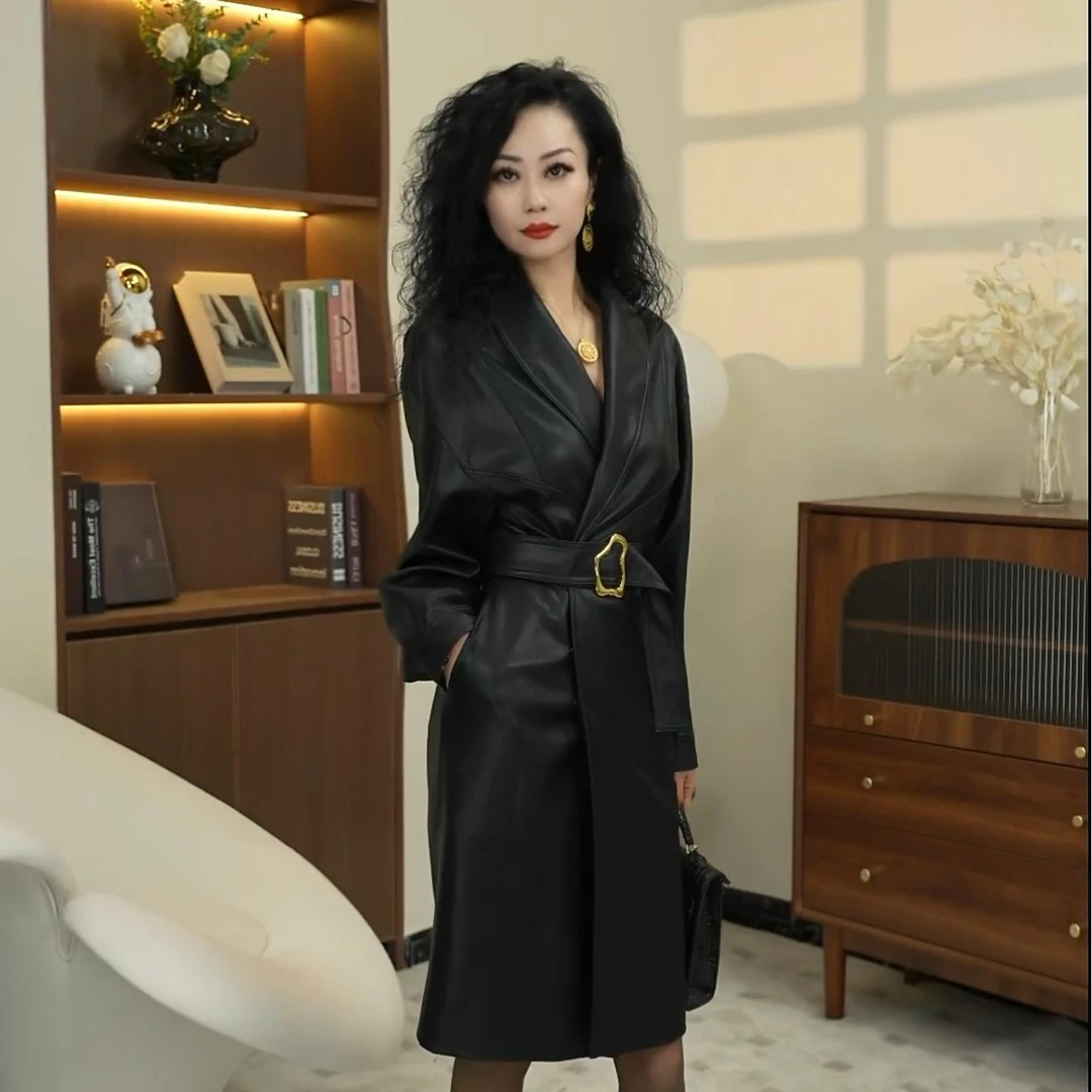 【榕悦】黑客帝国-演绎酷飒人生的时尚皮衣-SW0691