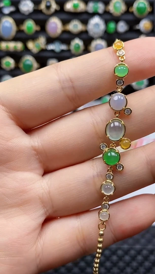 银S925镶嵌戒指翡翠527