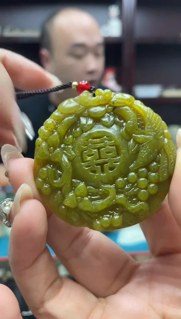 未镶嵌岫玉吊坠·多样性发*货拍一发一