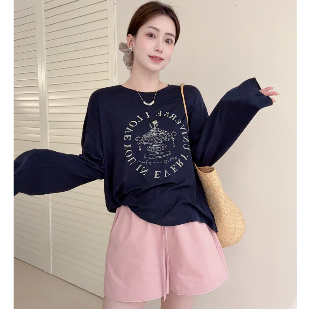 SUNCC自制 冰爽纸片人 夏季透气亲肤冰感垂坠显瘦百搭休闲遮阳衫