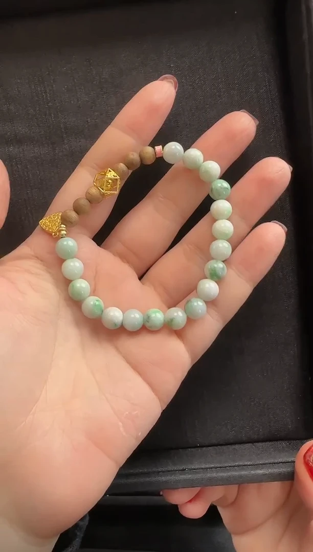 【闪购商品】翡翠手串未镶嵌916玉珠一条