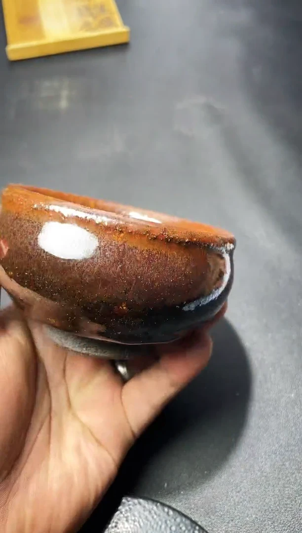 茶盏135叶紫建盏