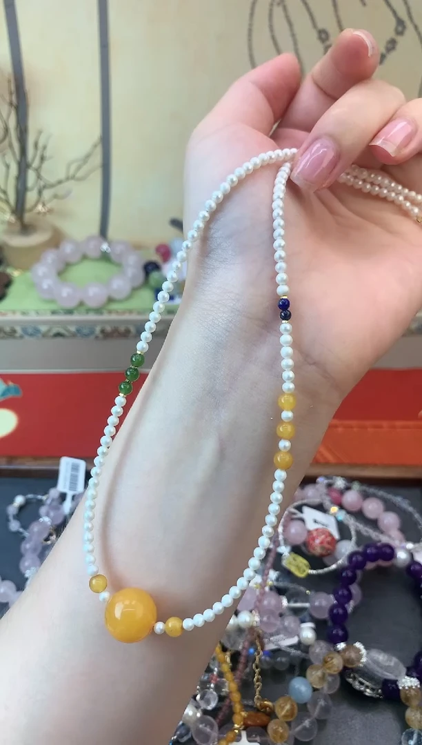淡水珍珠未镶嵌颈饰399