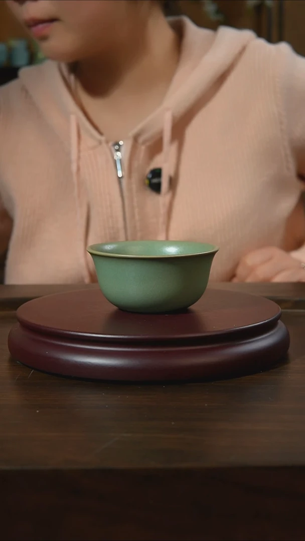 杯子瓷汝州原产地原矿仿古老釉q