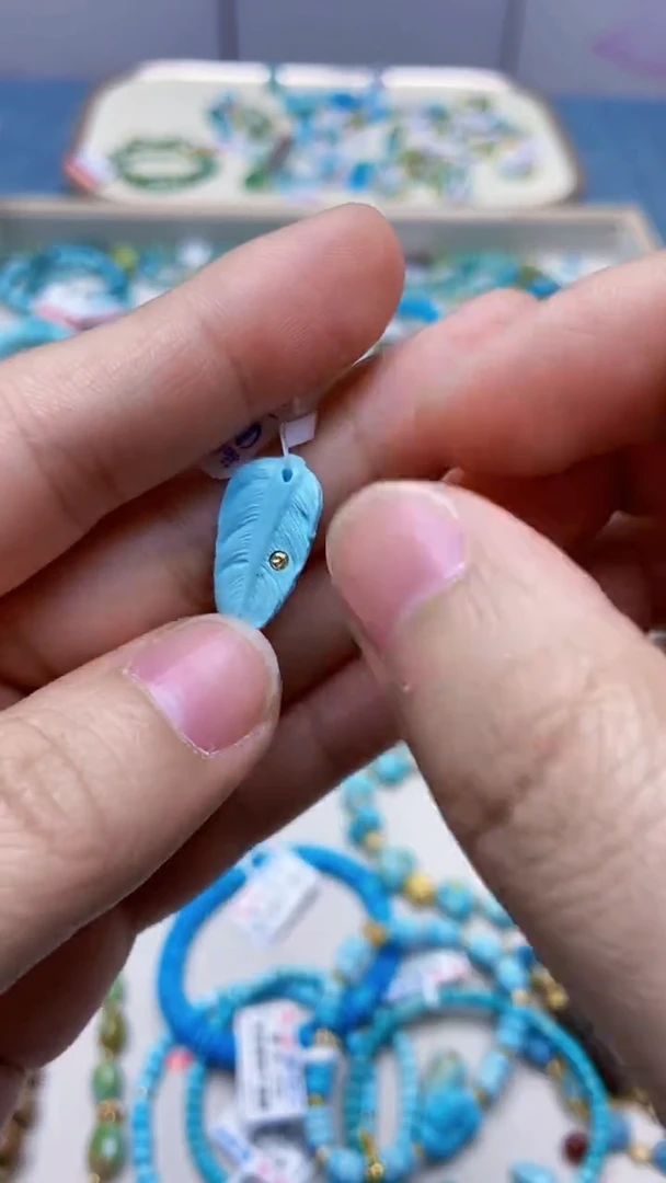 未镶嵌绿松石挂件53