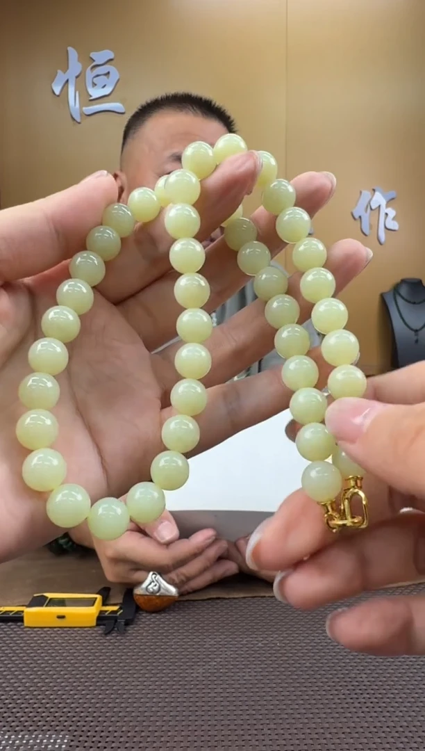 颈饰未镶嵌和田玉项链10mm