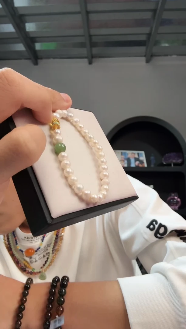 未镶嵌手链淡水珍珠晶8517 约7mm