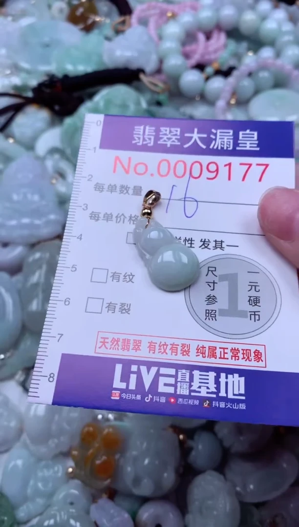 吊坠(不含链)未镶嵌翡翠9177