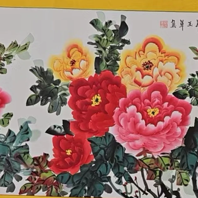 橱窗展示/齐派艺術/秦玉军/宣纸国画/带证书