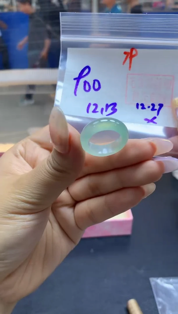 未镶嵌定制翡翠戒圈#900元-毛货需精细抛光