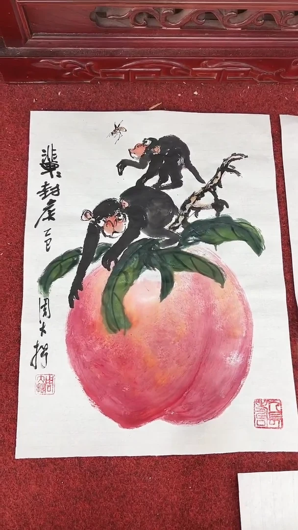 国画周大拙/国画/花鸟