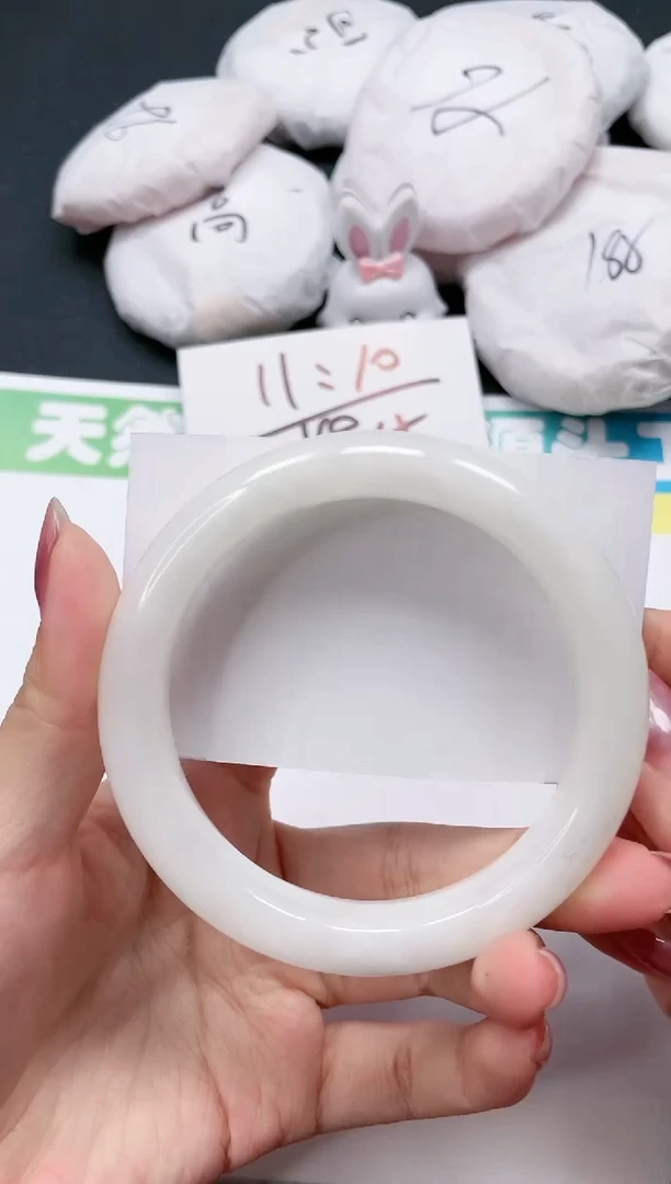 和田玉手镯未镶嵌56-65