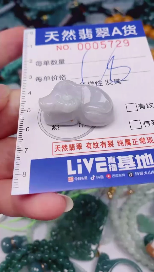 颈饰未镶嵌翡翠00005729