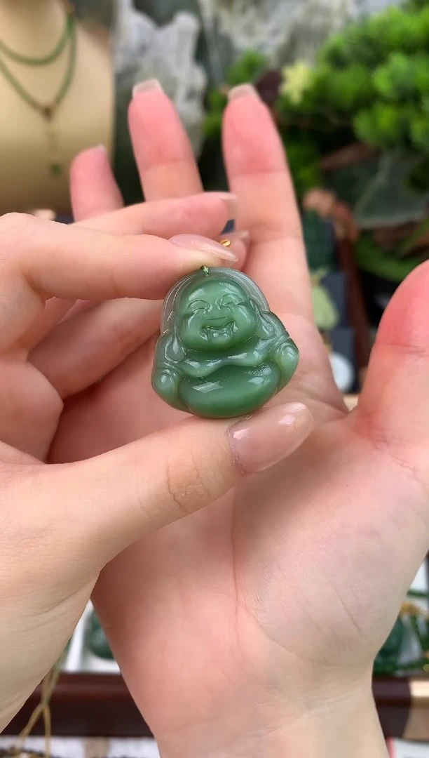 颈饰未镶嵌和田玉小**?吊坠30mm