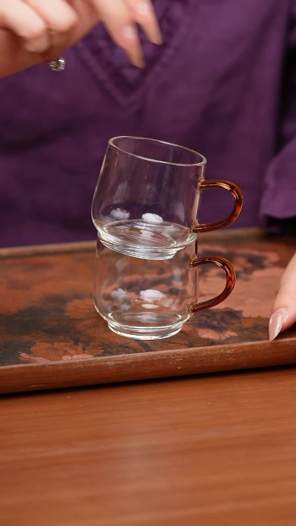 【闪购商品】璃享/水月杯2入/琥珀/不批发