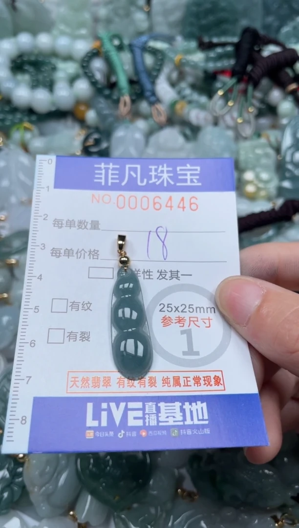 【闪购商品】翡翠颈饰未镶嵌00..6446