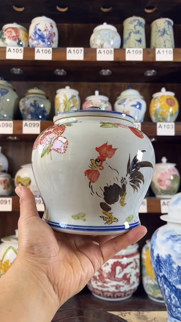 迎君陶瓷纯手工手绘7