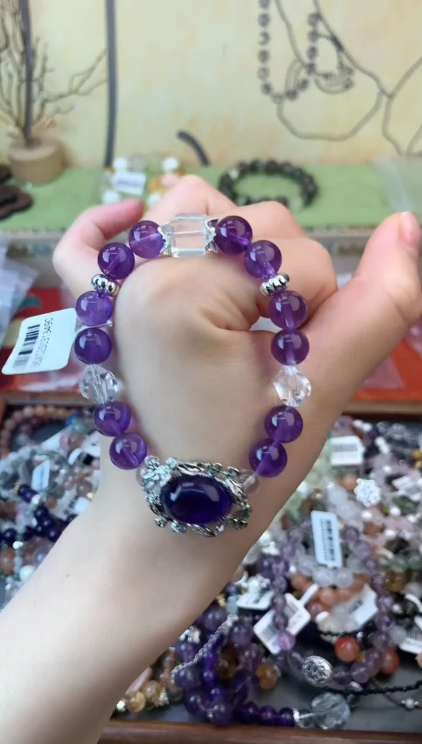 水晶手链未镶嵌386手串